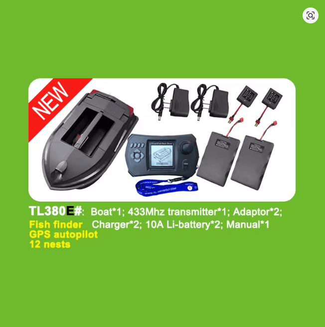 barca Skywolf TL380 cu GPS și sonar