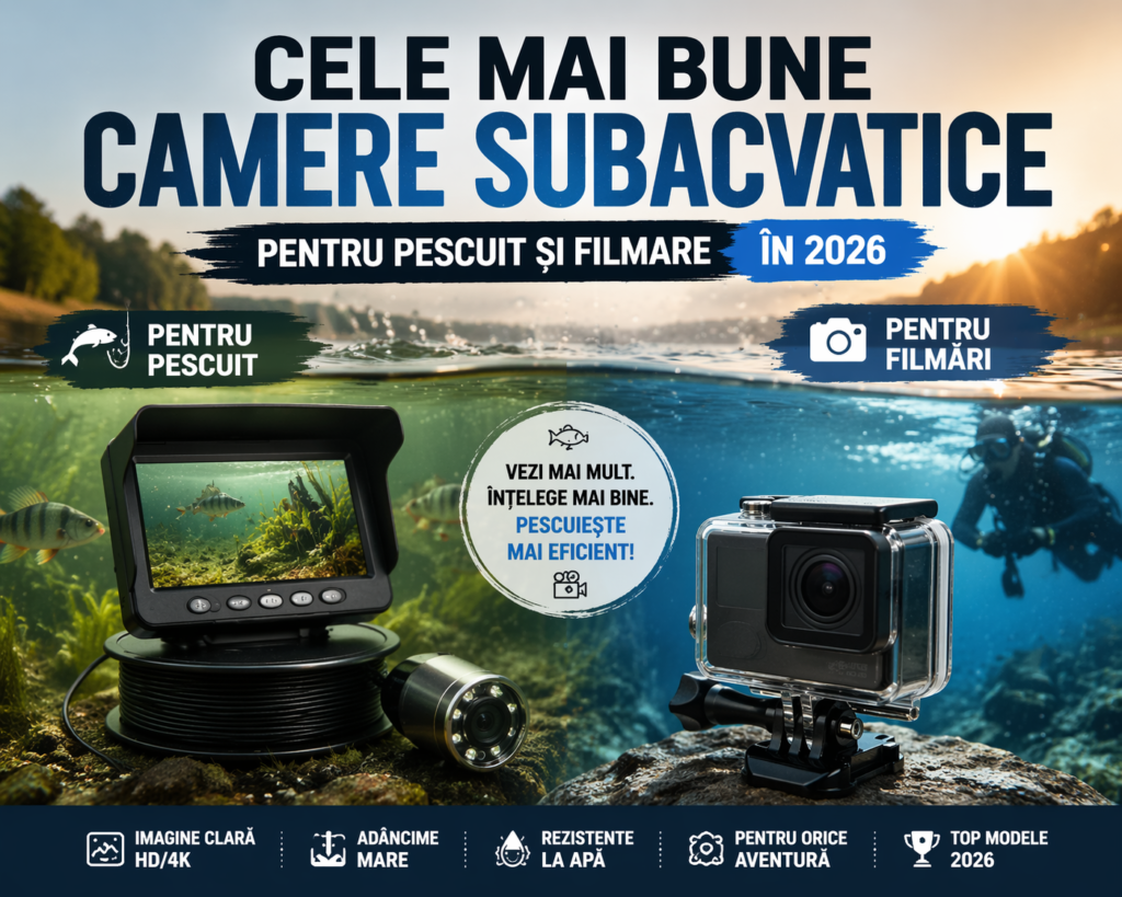 Cele mai bune camere subacvatice din 2026